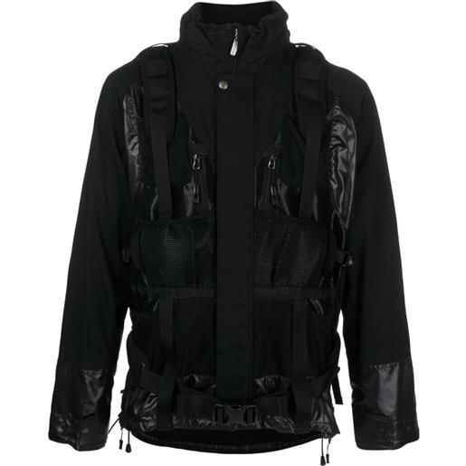 Junya Watanabe MAN parka con zaino integrato - nero