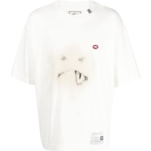 Maison Mihara Yasuhiro t-shirt con stampa grafica - bianco