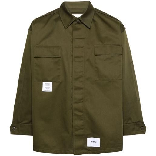WTAPS giacca-camicia guardian - verde
