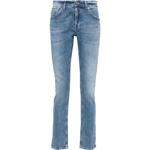 DONDUP jeans affusolati george a vita bassa - blu