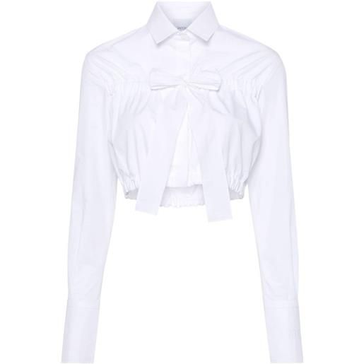 Patou camicia crop - bianco