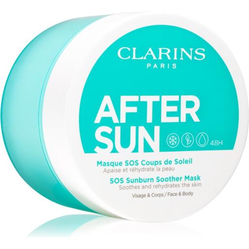 Clarins after sun sos sunburn soother mask 100 ml