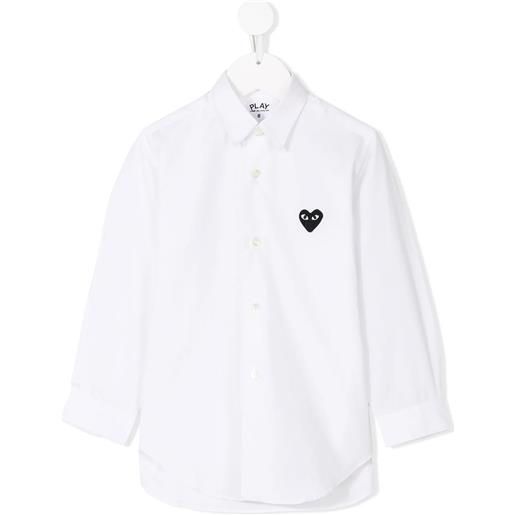 Play comme des Garcons camicia in cotone bianco