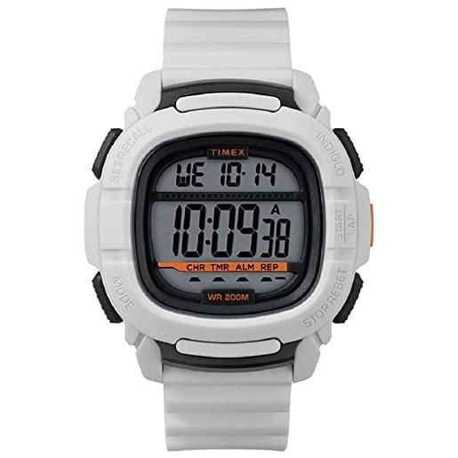 Timex orologio digitale quarzo uomini con cinturino in silicone tw5m26400