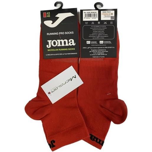 Joma calza running - rosso