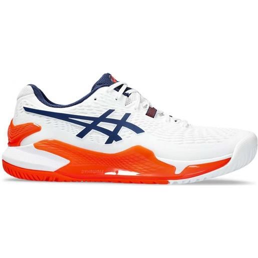 Asics - gel-resolution 9 clay (white/blue expanse)
