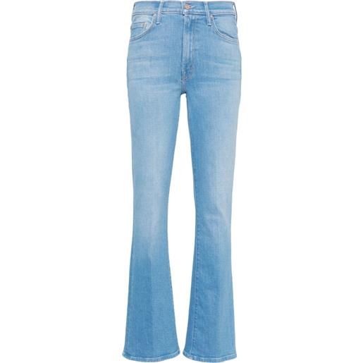 MOTHER jeans the outsider sneak svasati - blu