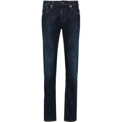 DONDUP jeans affusolati a vita media george - blu
