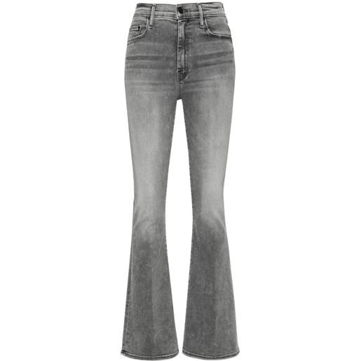 MOTHER jeans weekender skimp svasati a vita alta - grigio