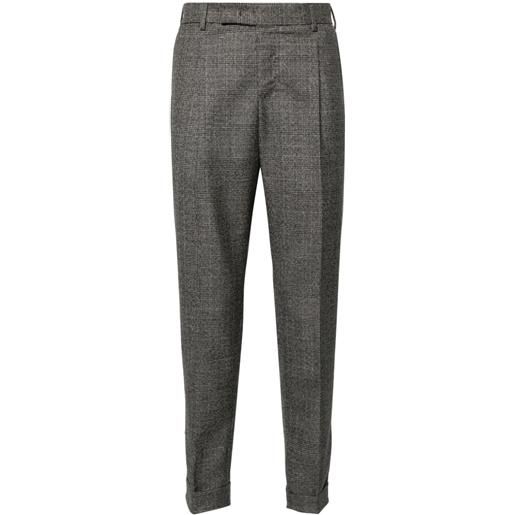 PT Torino pantaloni sartoriali crop - nero