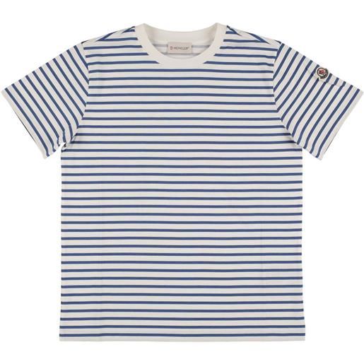 MONCLER t-shirt in cotone a righe