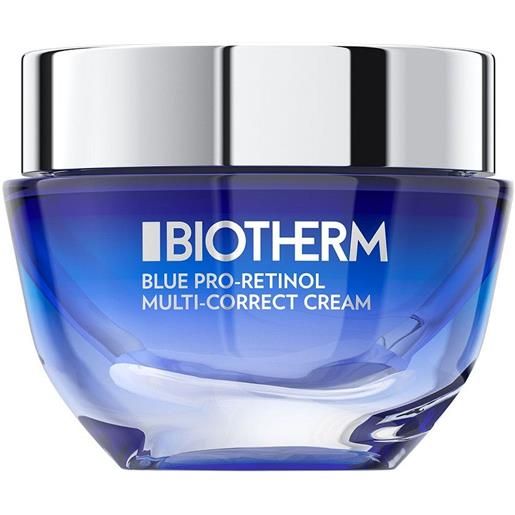Biotherm blue pro-retinol multi-correct cream 50ml crema viso giorno antirughe, crema viso giorno antimperfezioni, trattamento rigenerante