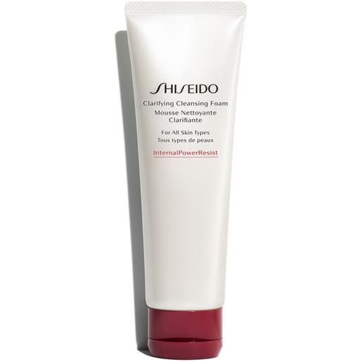 Shiseido clarifying cleansing foam 125ml mousse detergente viso, crema detergente viso