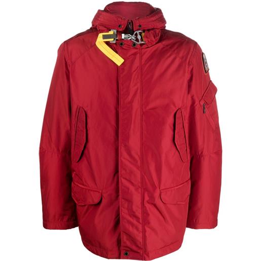Parajumpers giacca right hand core con cappuccio - rosso