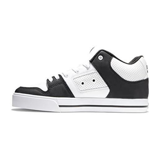 DC Shoes pure, scarpe da ginnastica uomo, nero/grigio/rosso, 38 eu