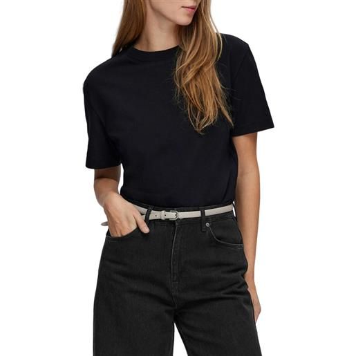 SELECTED slfessential ss boxy tee noos cradle