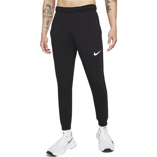 Nike pantalone da uomo dri-fit tapered nero