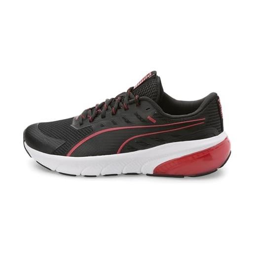 Puma unisex adults cell glare road running shoes, puma black-for all time red, 41 eu