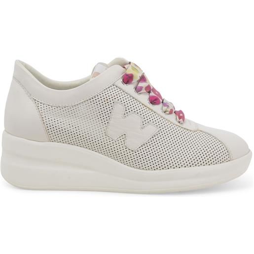 Melluso sneakers donna in pelle bianco r20245w