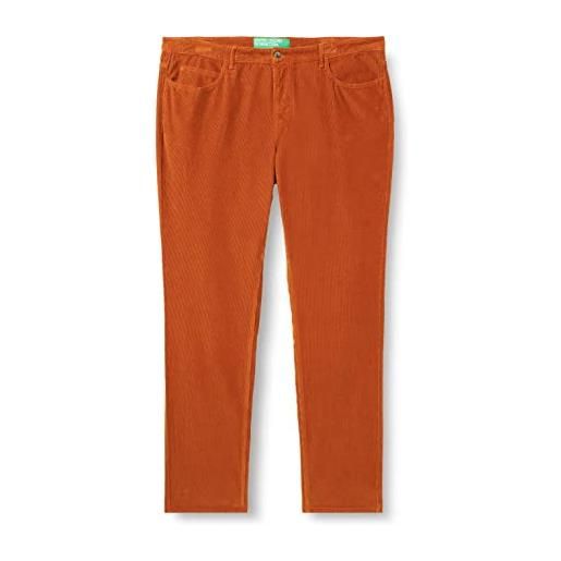 United Colors of Benetton pantaloni 43b8uf01a uomo, arancione 37d, 48