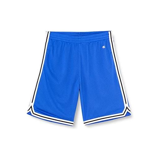 Champion legacy authentic pants soft mesh c-logo bermuda pantaloncini, blu cobalto, xxl uomo