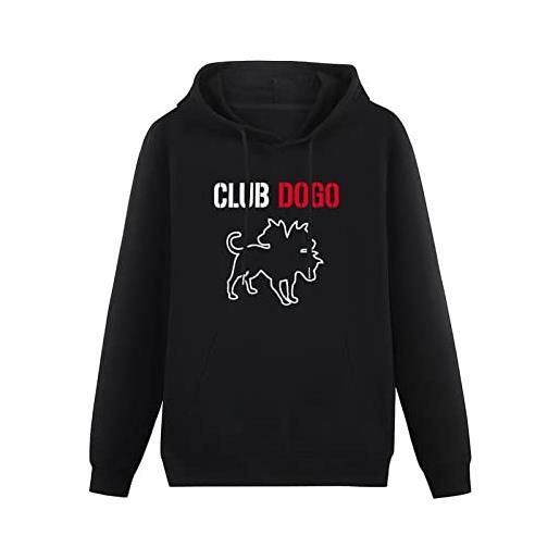 BSapp club dogo vent all if you were mens funny unisex sweatshirts graphic print hooded black sweater l