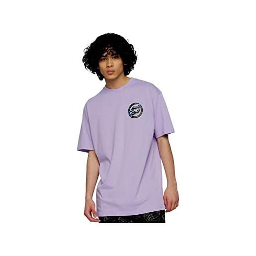 SANTA CRUZ, holo flamed dot t-shirt, digital lavender - s
