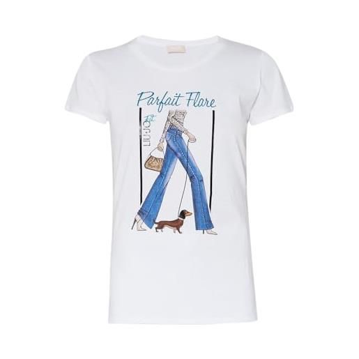 Liu Jo Jeans t-shirt liu jo da donna - bianco modello wf3078j5923 cotone 100% l