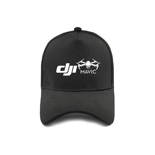 TROBER cappellino da baseball da uomo unisex casual sports pilot baseball caps adjustable outdoor dji hats peaked cap gift