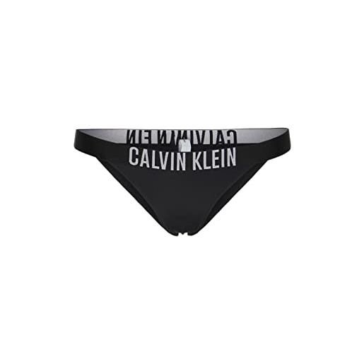 Calvin Klein bikini pezzo sotto da donna marchio, modello brazilian kw0kw01984, realizzato in sintetico. Xl nero