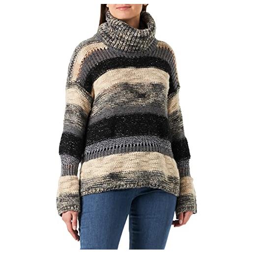 Sisley maglione dolcevita 118el200p, multicolore 901, s donna