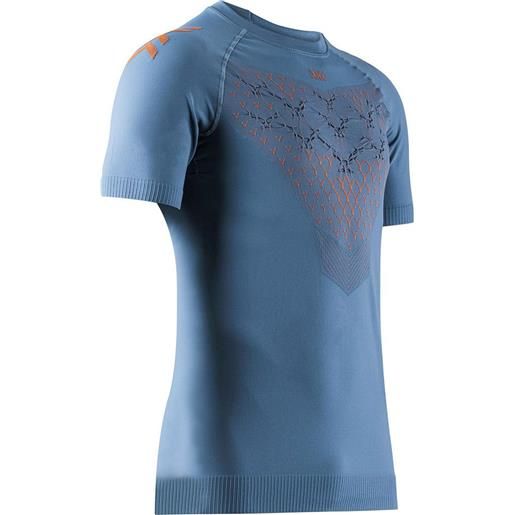 X-bionic twyce run short sleeve t-shirt blu l uomo