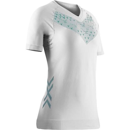 X-bionic twyce run short sleeve t-shirt bianco l donna