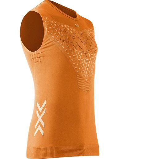 X-bionic twyce run sleeveless t-shirt arancione l uomo