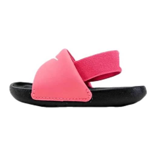 Nike kawa, baby/toddler slide, digital pink/white-black, 21 eu