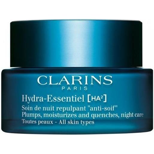 Clarins hydra-essentiel [ha²] trattamento notte rimpolpante idratante 50 ml