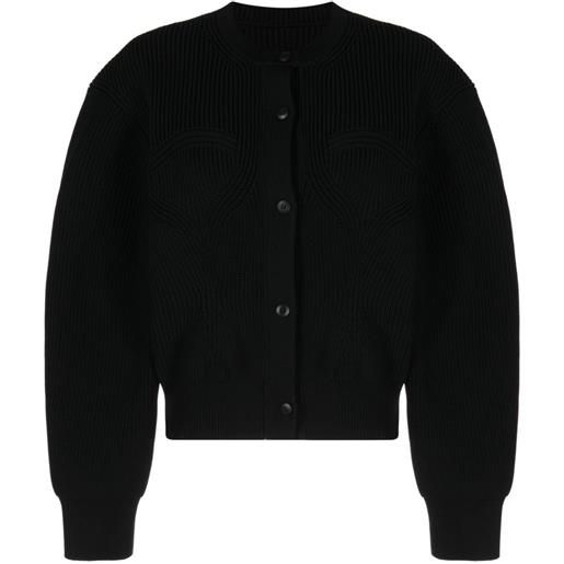 JNBY cardigan a coste - nero