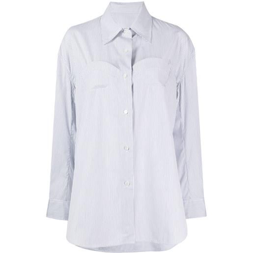 JNBY camicia gessata - bianco