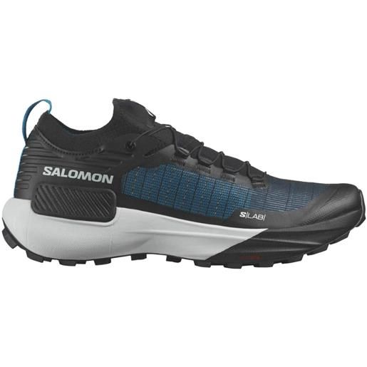 Salomon - scarpe da trail running - s/lab genesis black/white/blue danube - taglia 4 uk, 4,5 uk, 5 uk, 5,5 uk, 6 uk, 6,5 uk, 7 uk, 7,5 uk, 8 uk, 8,5 uk, 9 uk, 9,5 uk, 10 uk, 10,5 uk, 11 uk, 11,5 uk, 12 uk, 12,5 uk - nero