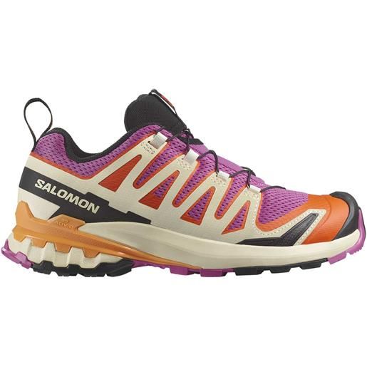 Salomon - scarpe da trail running - xa pro 3d v9 w rose violet/dragon fire/papaya per donne - taglia 3,5 uk, 4 uk, 4,5 uk, 5 uk, 5,5 uk, 6 uk, 6,5 uk, 7 uk - viola