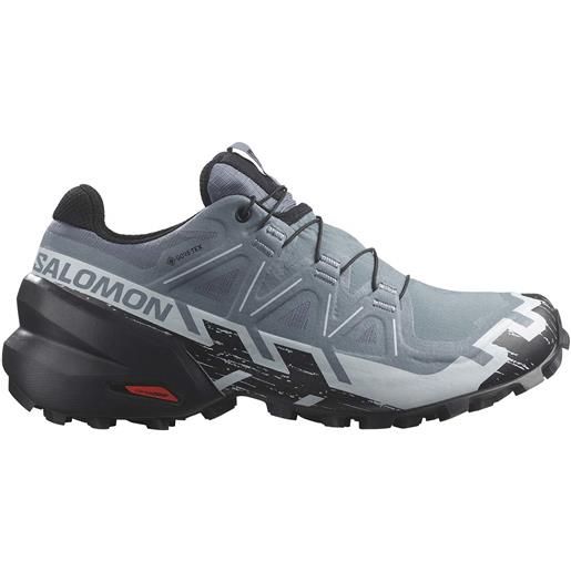 Salomon - scarpe da trail running - speedcross 6 gtx w flint stone/black/heather per donne - taglia 3,5 uk, 4 uk, 4,5 uk, 5 uk, 5,5 uk, 6 uk, 6,5 uk, 7 uk - grigio