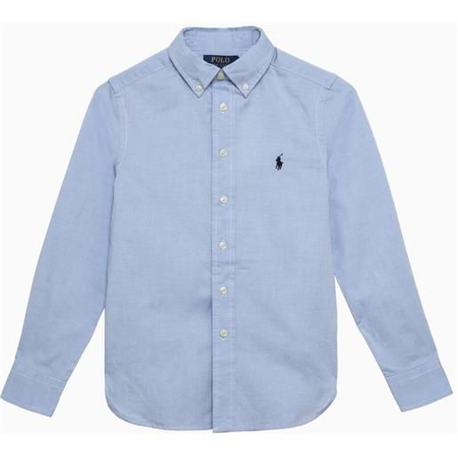 Polo Ralph Lauren camicia button-down azzurra in cotone