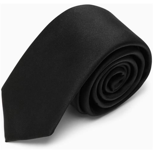 Dolce&Gabbana cravatta nera in seta