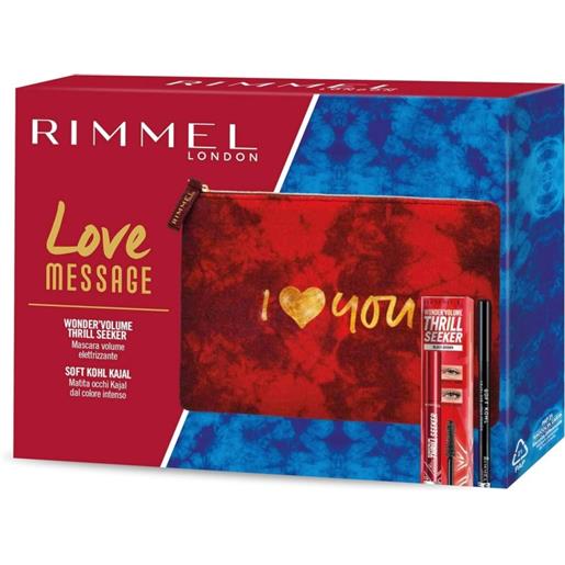 Rimmel love message wonder volume thrill seeker - cofanetto make-up occhi