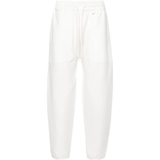 Moncler pantaloni sportivi a inserti - bianco