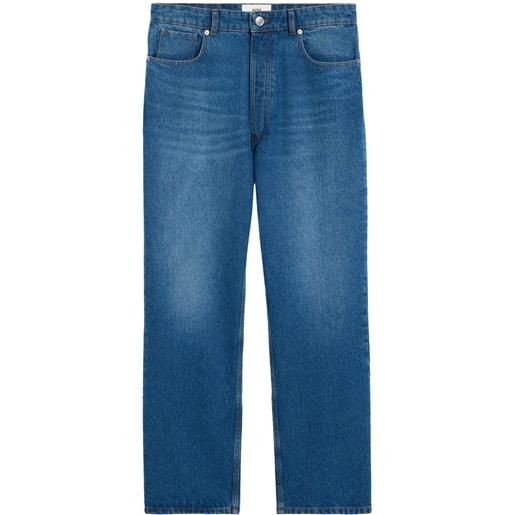 AMI Paris jeans dritti taglio comodo - blu