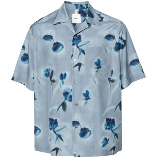 OAMC camicia a fiori - blu