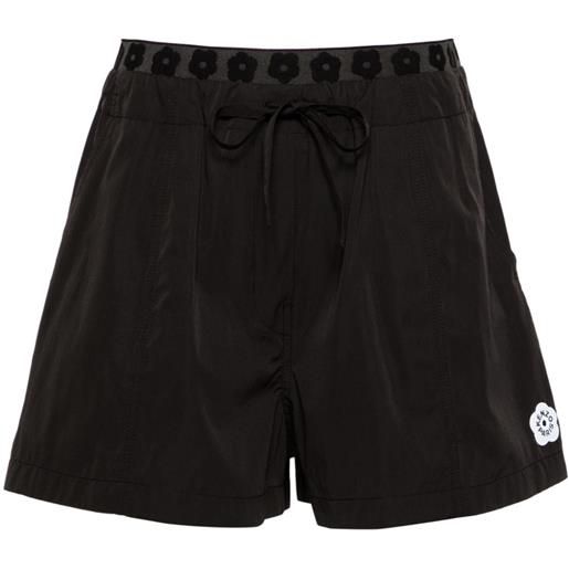 Kenzo shorts boke 2.0 mini con coulisse - nero
