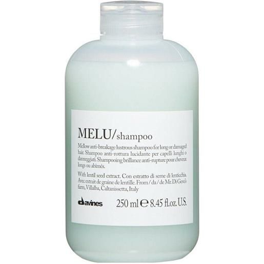 Davines melu shampoo 250ml - shampoo rinforzante anti-rottura capelli fragili e lunghi