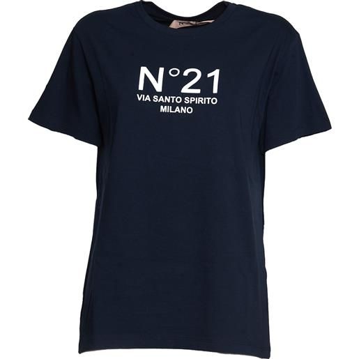 N.21 t - shirt girocollo con stampa